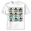 Phineas and Ferb Agent P Expressions White T-Shirt